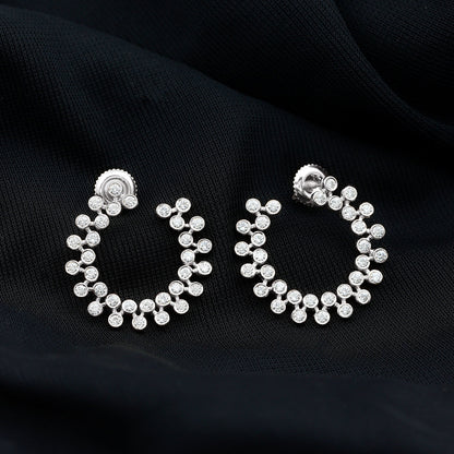 Certified Lab Created Diamond Statement Stud Earrings