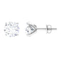 7MM Moissanite Solitaire Stud Earrings for Women