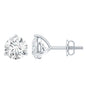 1 Carat Certified Moissanite Martini Stud Earrings