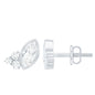 Marquise Shape Moissanite Stud Earrings with Screw Back