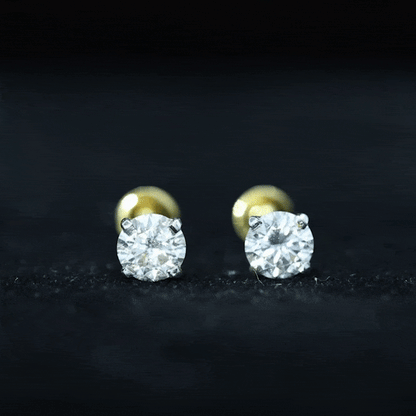 Dainty Diamond Studs