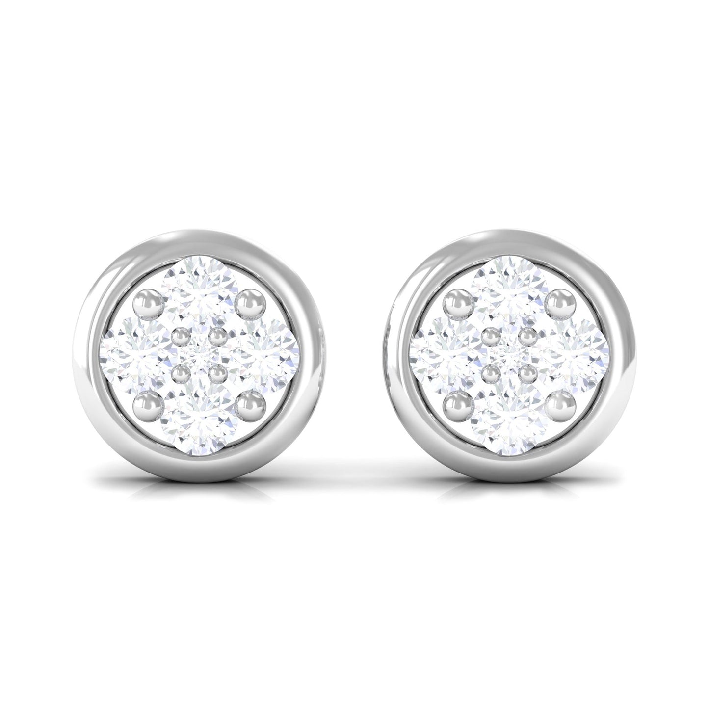 Genuine Diamond Studs with Screw Back