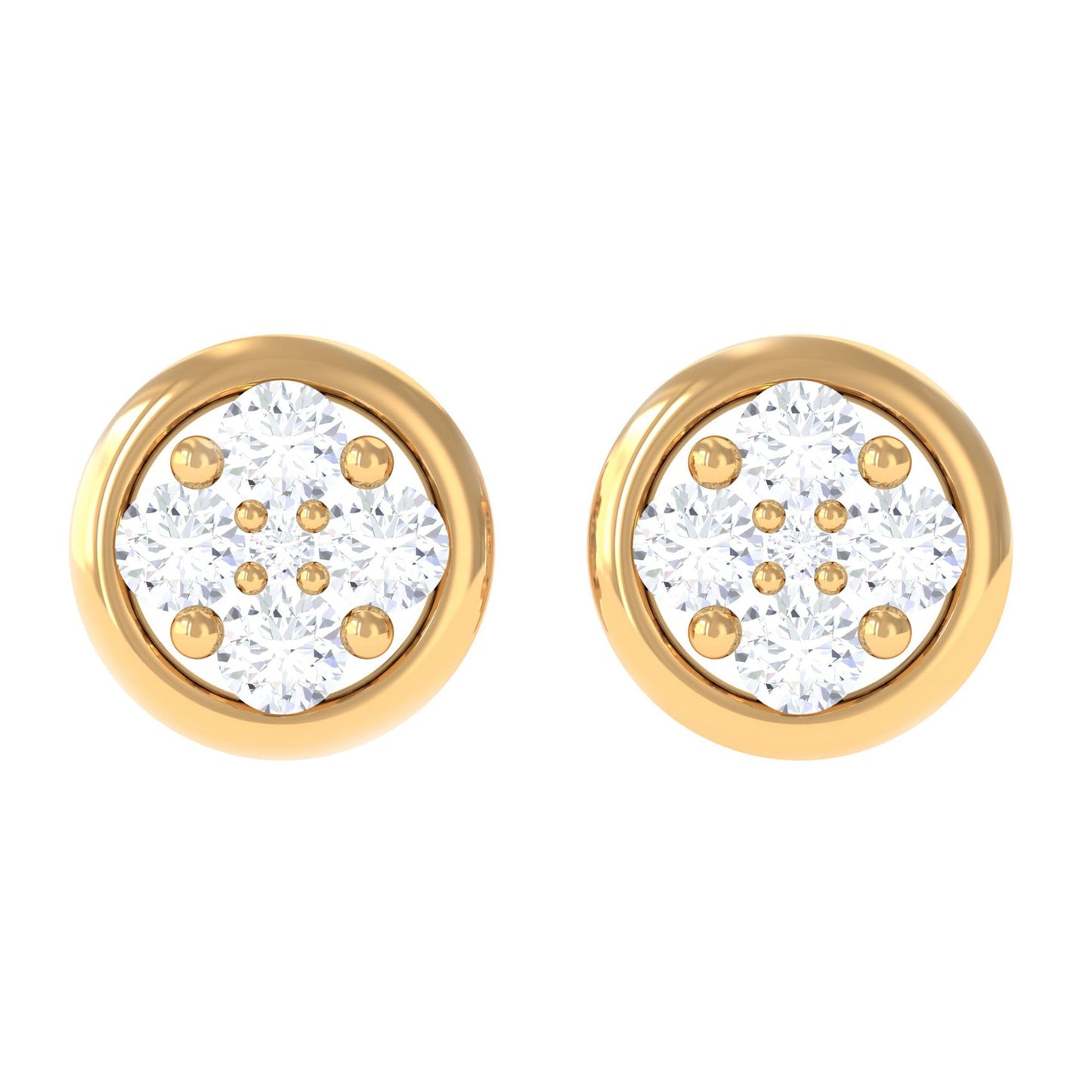Genuine Diamond Studs with Screw Back