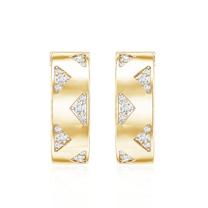 Certified Diamond Hoops For Women
