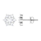 Certified Natural Diamond Cluster Earrings