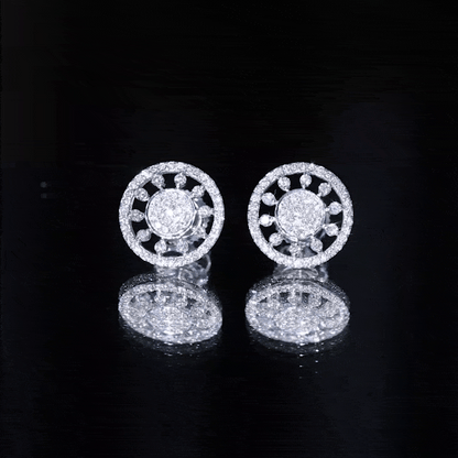 Certified Diamond Statement Ear Studs