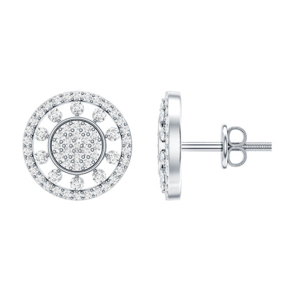 Certified Diamond Statement Ear Studs