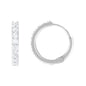 Certified Diamond Small Hoop Earrings