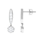 Classic Moissanite Bar Drop Earrings