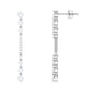 Certified Moissanite Simple Dangle Earrings