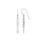 Round and Oval Cut Moissanite Dangle Earrings