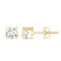 Certified 6MM Lab Grown Diamond Cute Cat Earrings