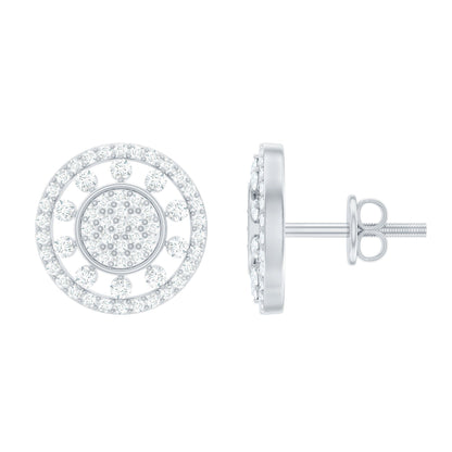 Certified Diamond Statement Ear Studs