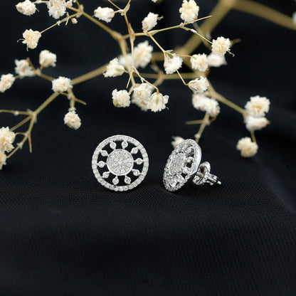 Certified Diamond Statement Ear Studs