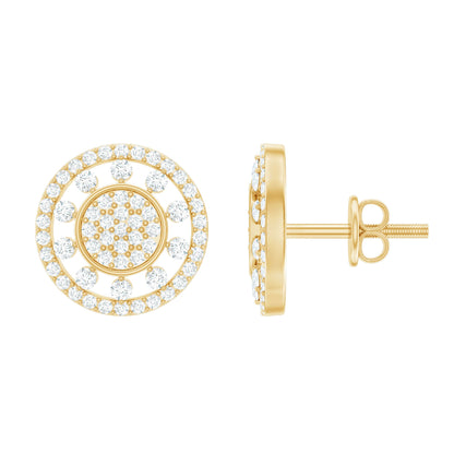Certified Diamond Statement Ear Studs