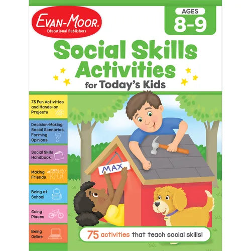 Social Skills Activities for Today's Kids, Age 8 - 9 Workbook - Paperback