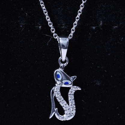 Certified Diamond Kitty Necklace For Women
