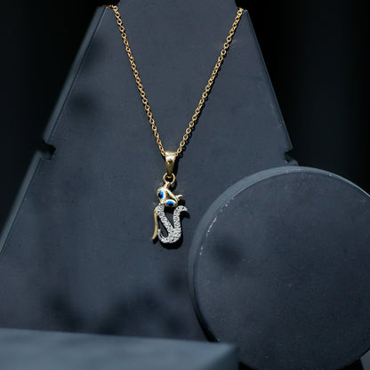 Certified Diamond Kitty Necklace For Women