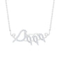Mama Bird Necklace with Pave Set Moissanite