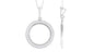 Certified Moissanite Eternity Pendant Necklace for Women