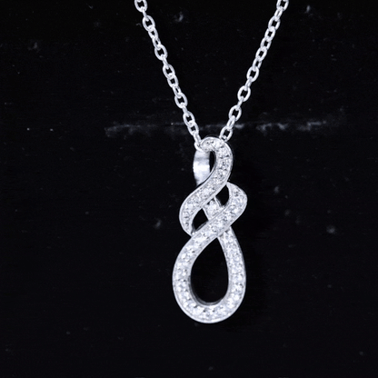 Certified Lab Grown Diamond Infinity Pendant Necklace