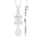 Certified Moissanite Dangle Pendant