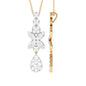 Certified Moissanite Dangle Pendant