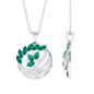 Natural Designer Emerald Cocktail Necklace with Diamond