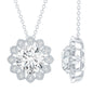 Certified 2 Carat Lab Grown Diamond Cocktail Necklace For Women