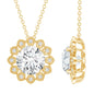 Certified 2 Carat Lab Grown Diamond Cocktail Necklace For Women