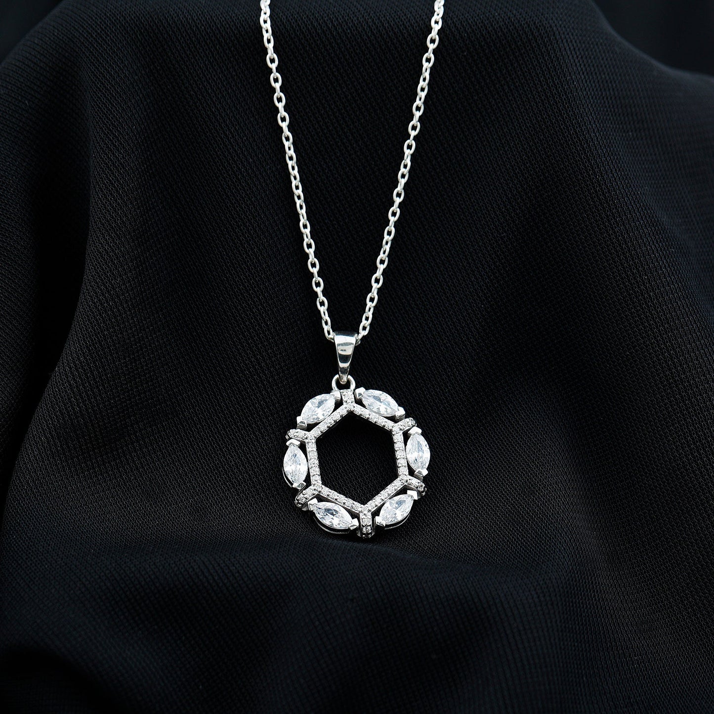 Vintage Style Lab Grown Diamond Wedding Designer Pendant