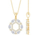 Vintage Style Lab Grown Diamond Wedding Designer Pendant