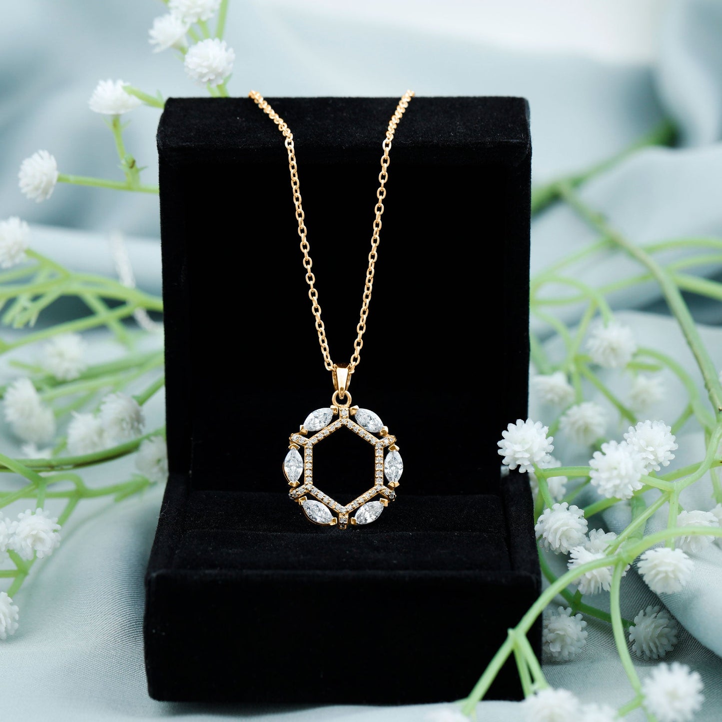 Vintage Style Lab Grown Diamond Wedding Designer Pendant