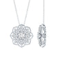 Lab Grown Diamond Statement Flower Necklace