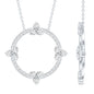 Certified Lab Grown Diamond Circle of Life Necklace
