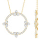 Certified Lab Grown Diamond Circle of Life Necklace