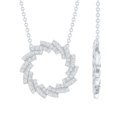 Lab Grown Diamond Designer Eternity Necklace