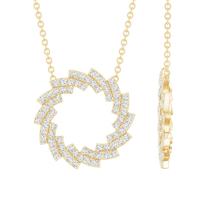 Lab Grown Diamond Designer Eternity Necklace