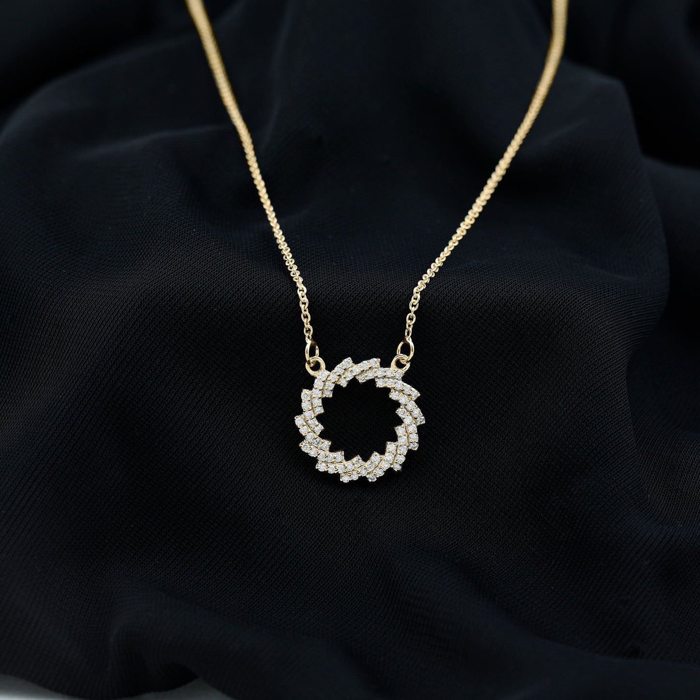 Lab Grown Diamond Designer Eternity Necklace
