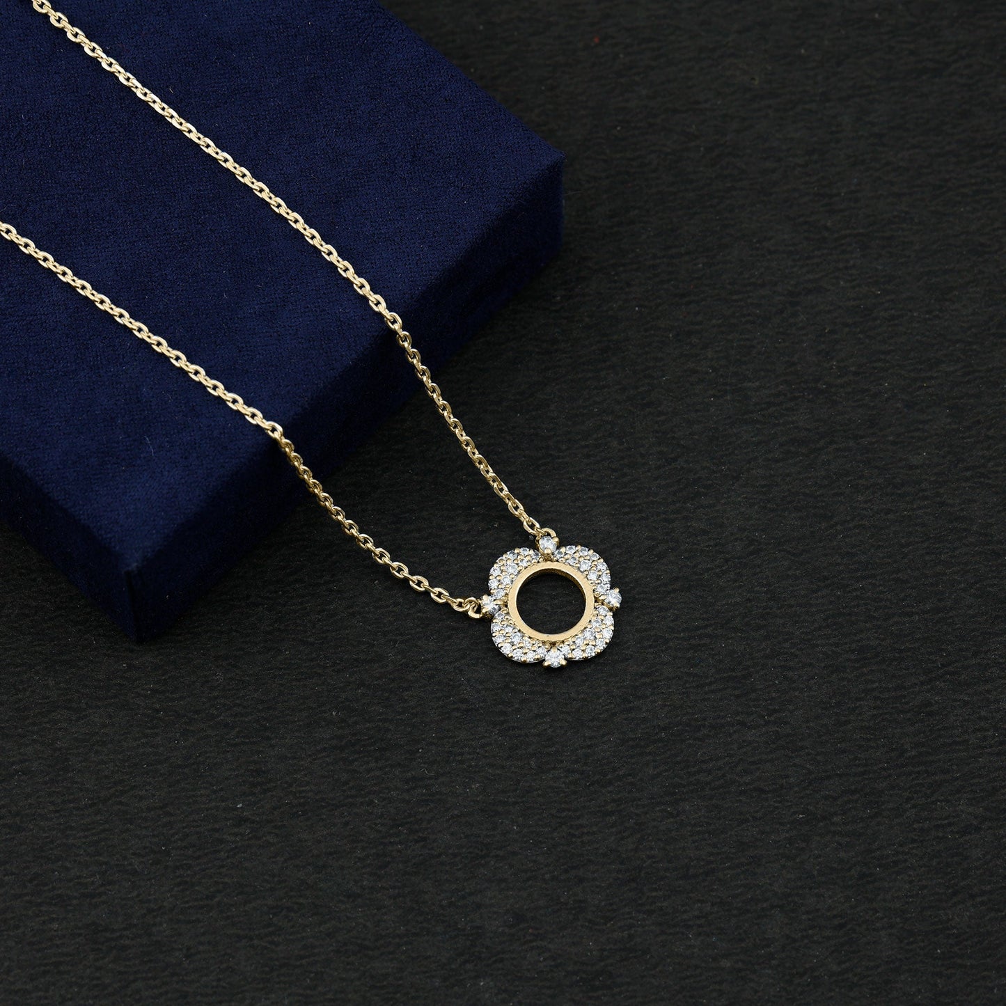 Certified Lab Grown Diamond Nature Inspired Necklace