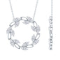 Lab Grown Diamond Nature Inspired Circle Necklace