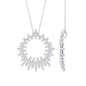 Certified Pave Set Lab Grown Diamond Eternity Necklace