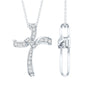 Certified Lab Grown Diamond Catholic Cross Pendant