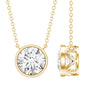 Bezel Set IGI Certified 2 Carat Lab Grown Diamond Solitaire Necklace