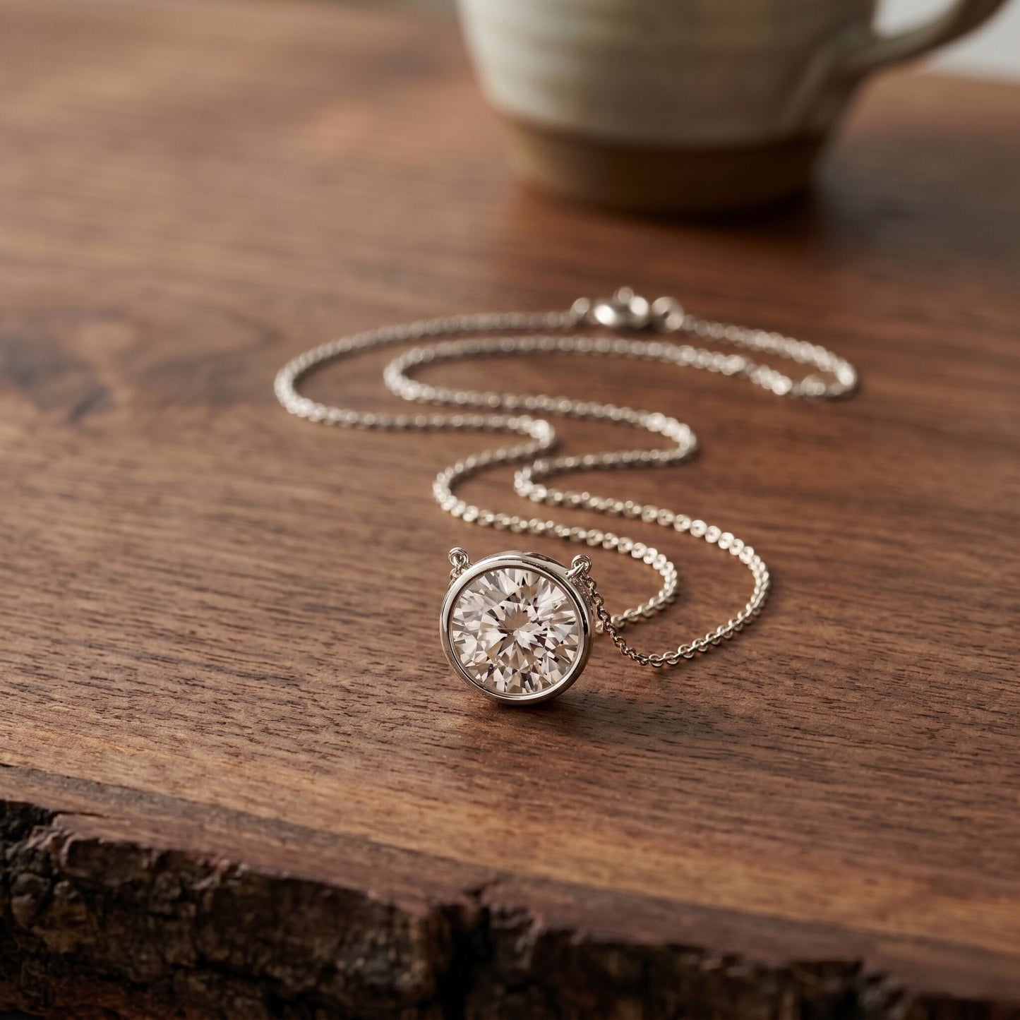 5 Carat Lab Grown Diamond Bridal Necklace with IGI Certificate