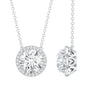 IGI Certified 5 Carat Lab Grown Diamond Wedding Necklace