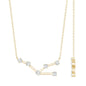 Moissanite Constellation Taurus Zodiac Sign Necklace