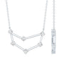 Certified Moissanite Capricorn Constellation Necklace