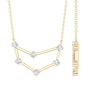 Certified Moissanite Capricorn Constellation Necklace