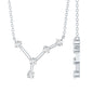 Moissanite Cancer Zodiac Constellation Necklace